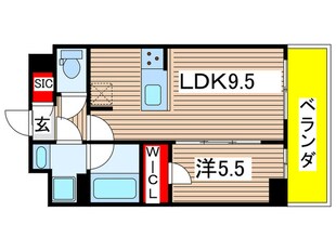 ALTERNA菊川Ⅱの物件間取画像